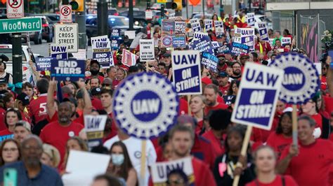 What’s at stake as 13,000 workers go on strike at major US auto makers